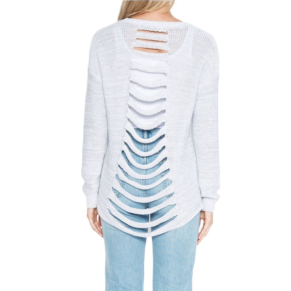 Stitches&Stripes Ladder Back Pullover SIZE M